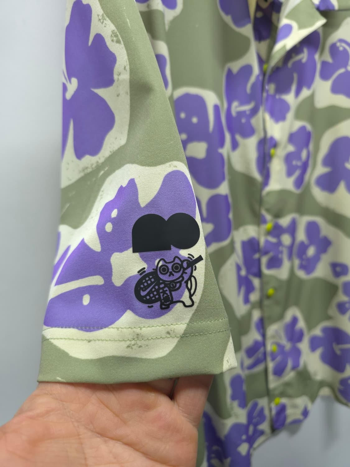 나이키 플라워 패턴 루즈핏 하와이안 반팔 셔츠 (~120)(빅사이즈) 상품이미지5