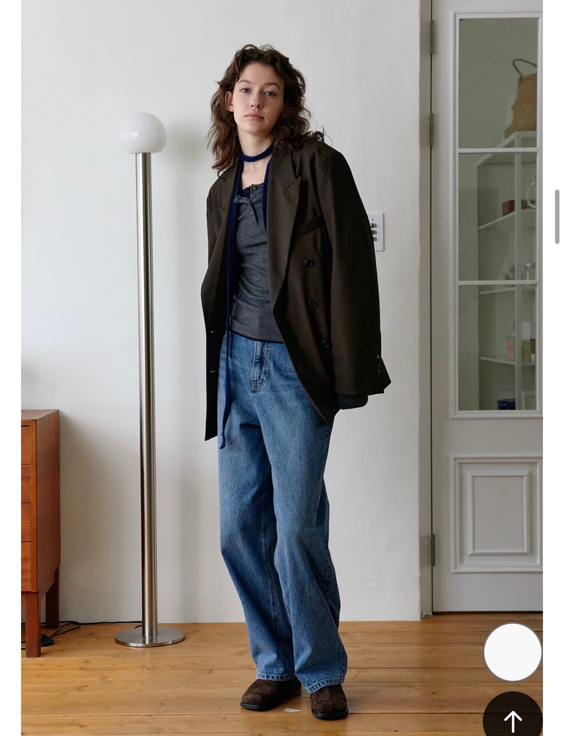 브렌다브랜든서울 peaked lapel double jacket 상품이미지1