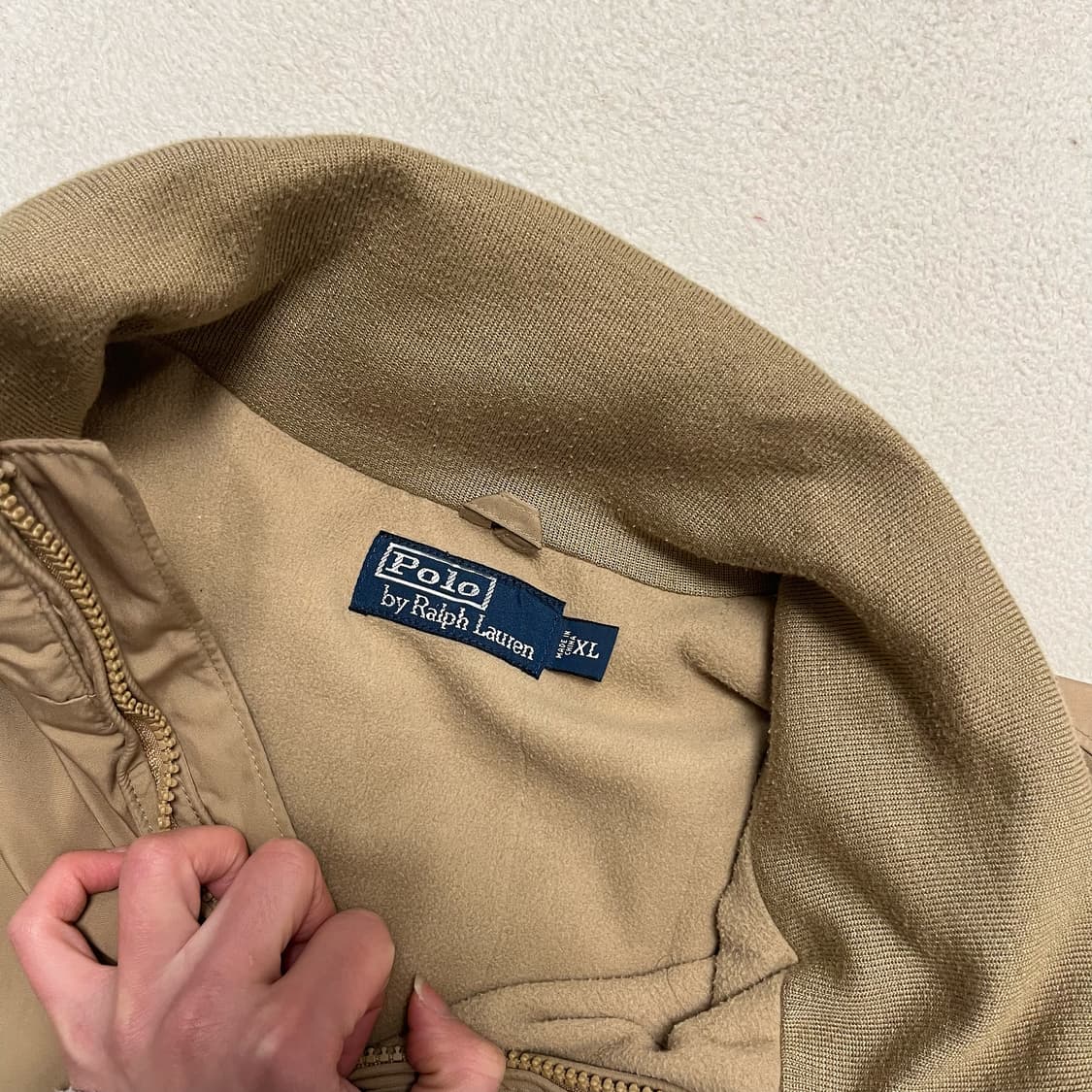 Polo Beige Fleece Perry Jacket 상품이미지6