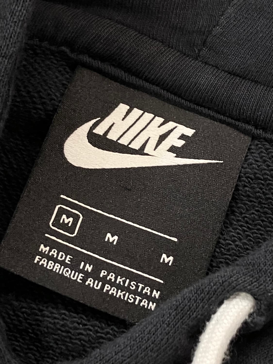 나이키 자수 로고 후드 블랙 M #csz3878  상품이미지5
