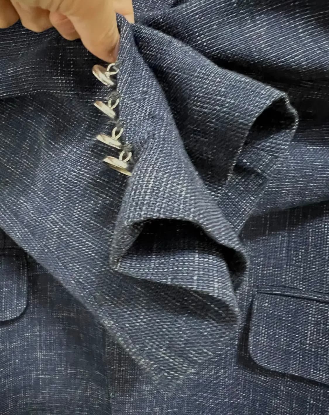 닥스 남성 네이비 울코튼자켓 97-82-165 상품이미지4