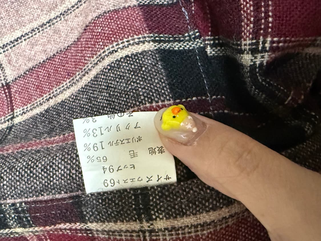 체크 레이어드 랩스커트 상품이미지5