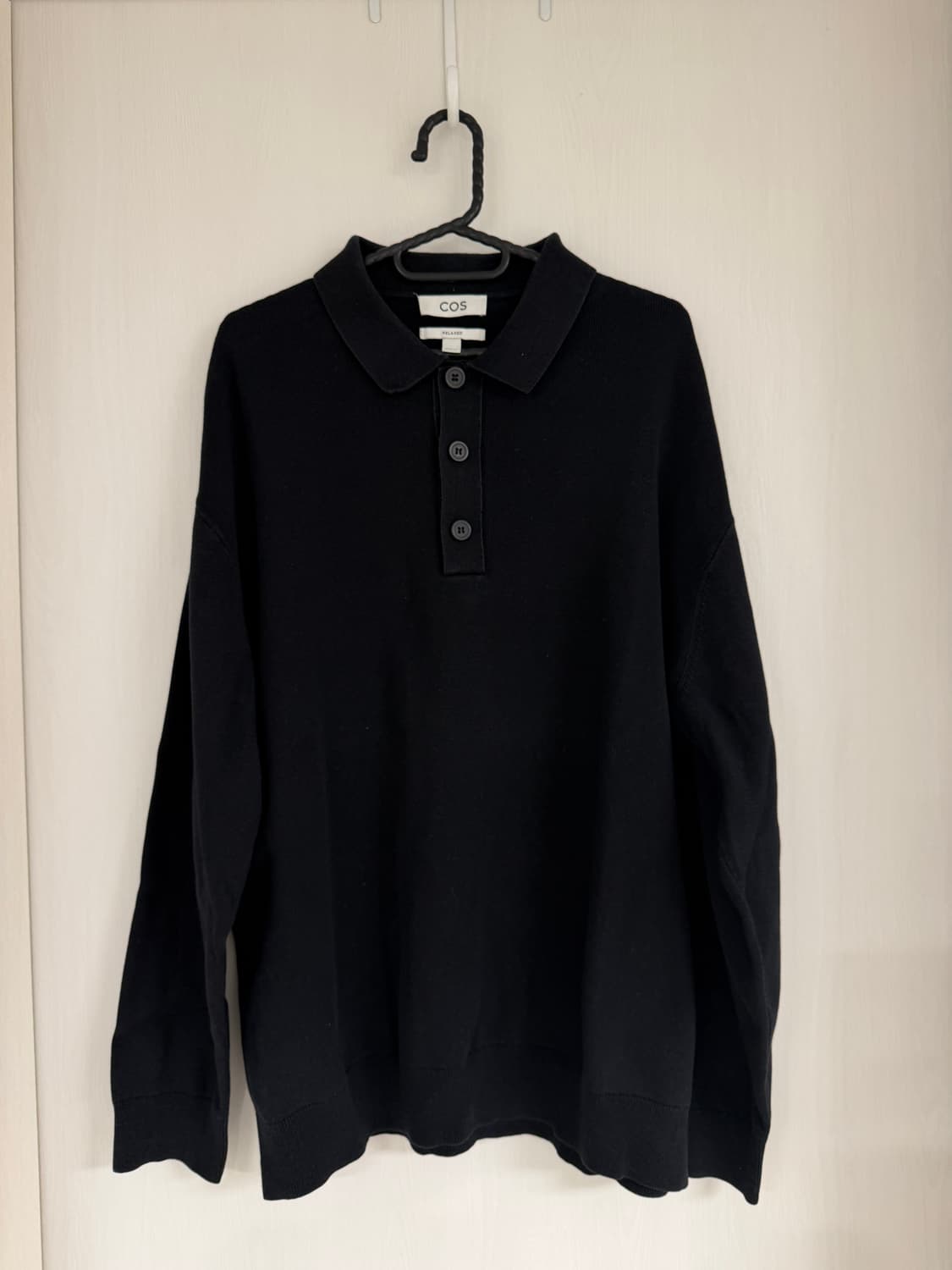 Cos 코스 남성 카라니트 블랙 M 상품이미지2