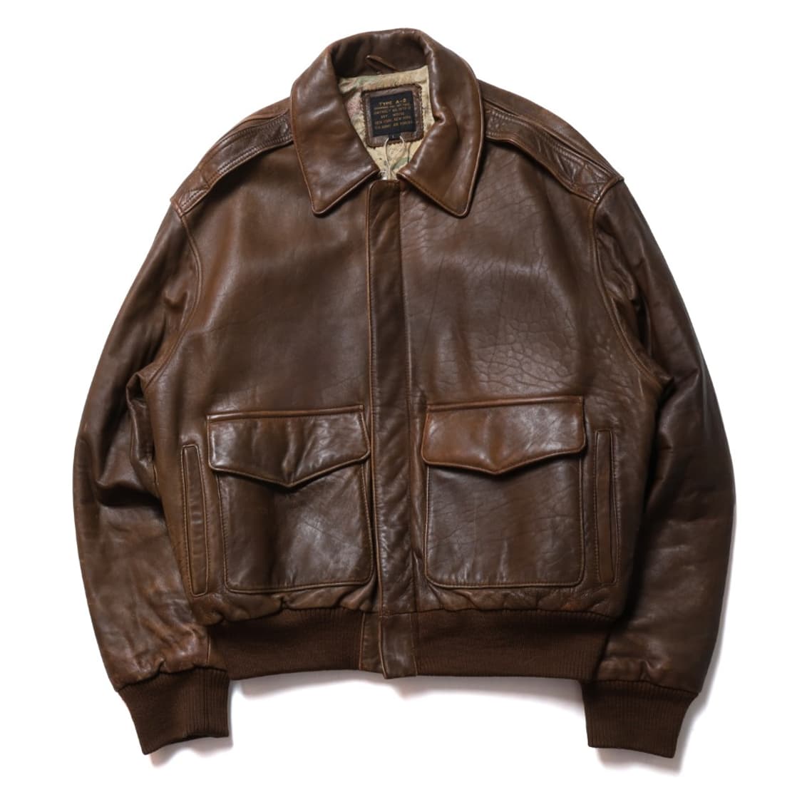 아비렉스 Avirex A2 Leather Flight Jacket 
 상품이미지1