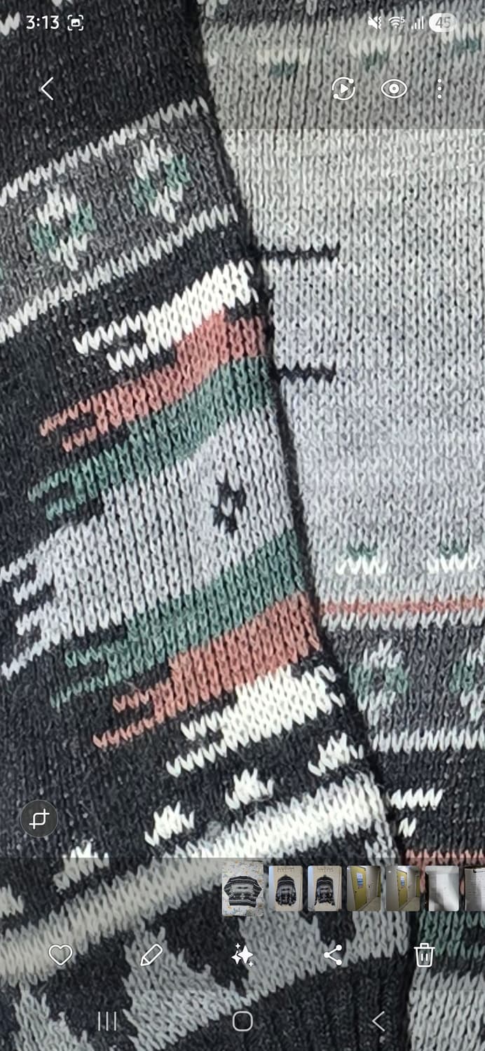 Meredith 패턴 스웨터 빈티지 2XL 상품이미지5