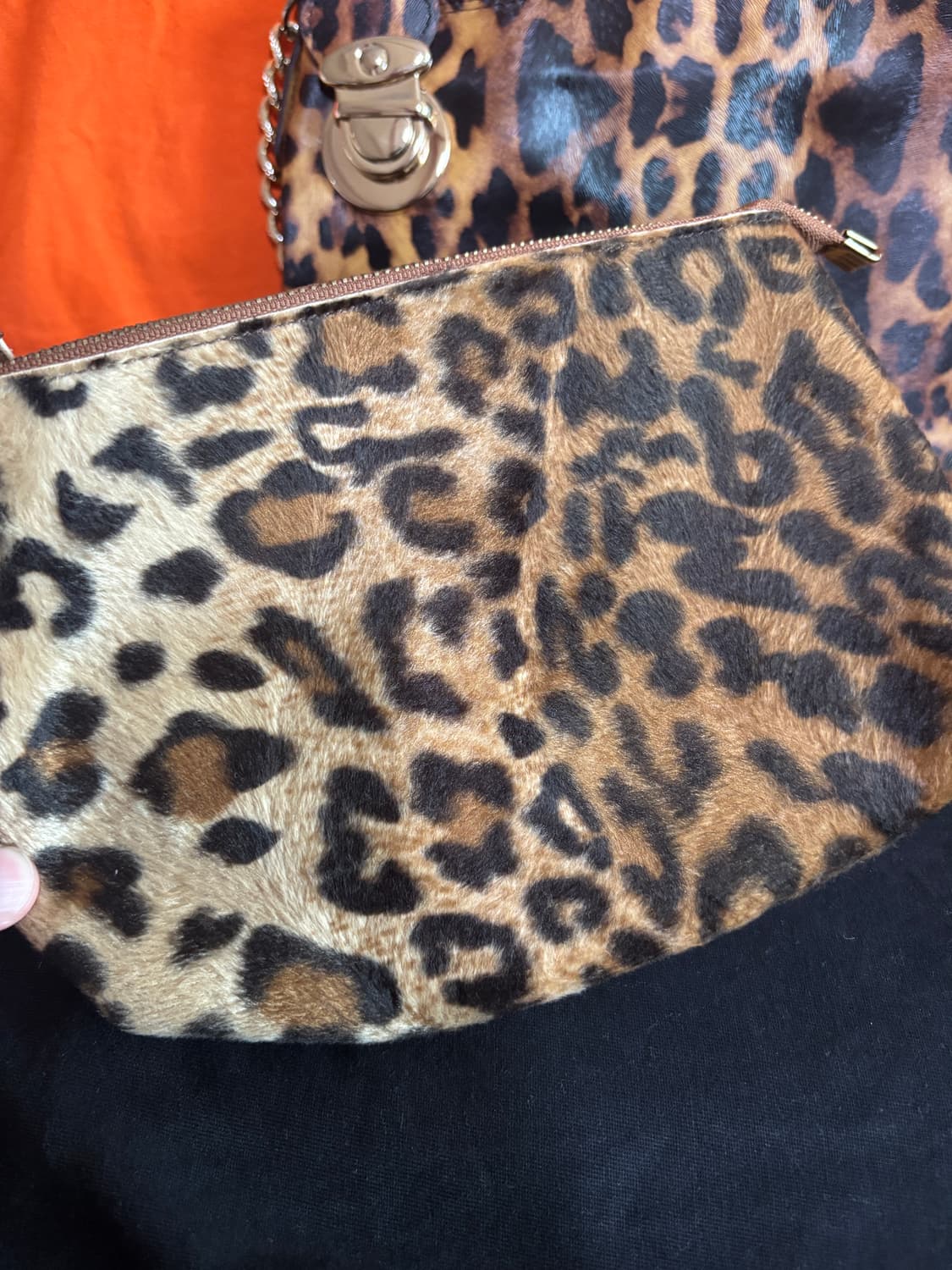 vintage leopard 2 bags metal string 상품이미지2
