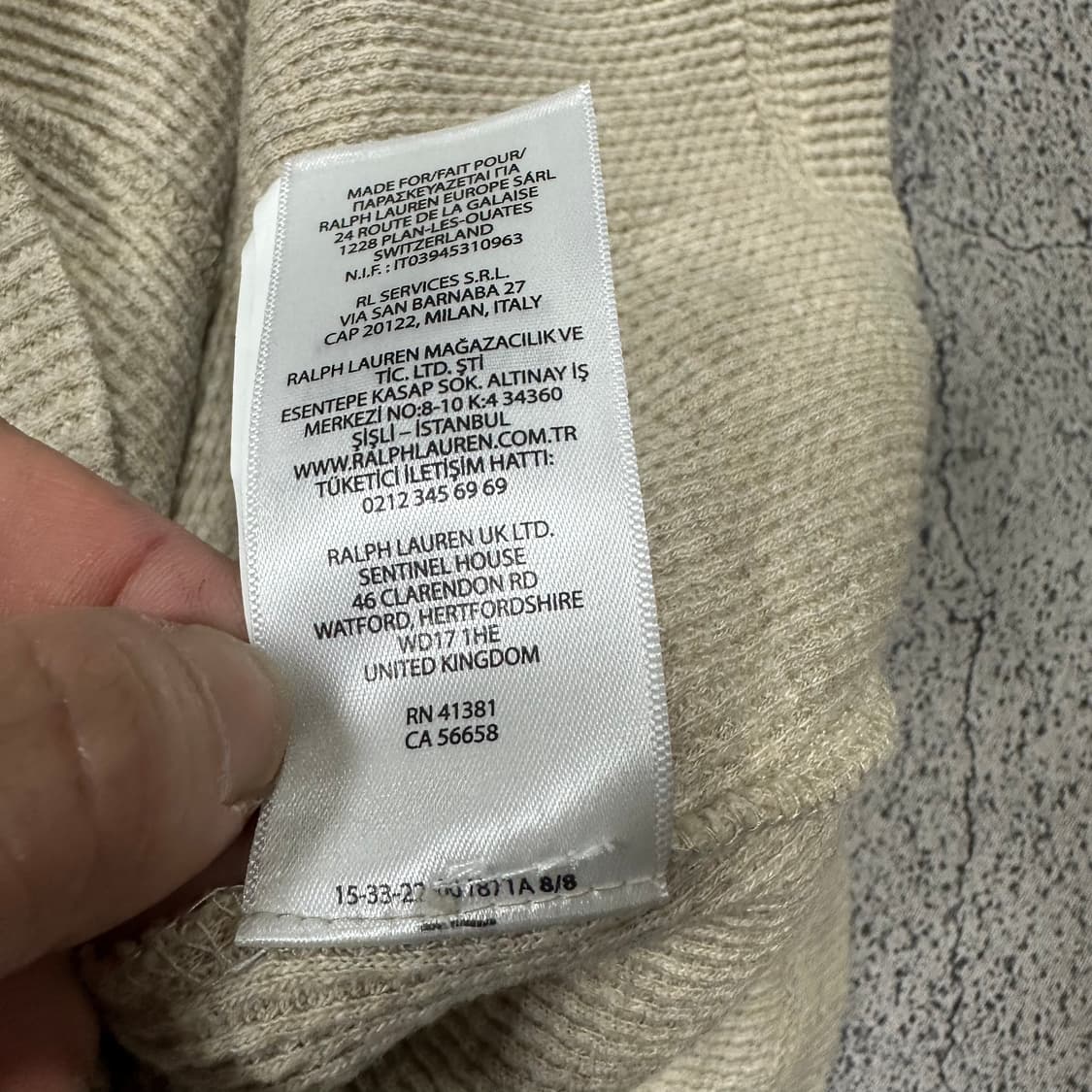 ✨ (바배) 폴로 랄프로렌 와플 롱슬리브  상품이미지4