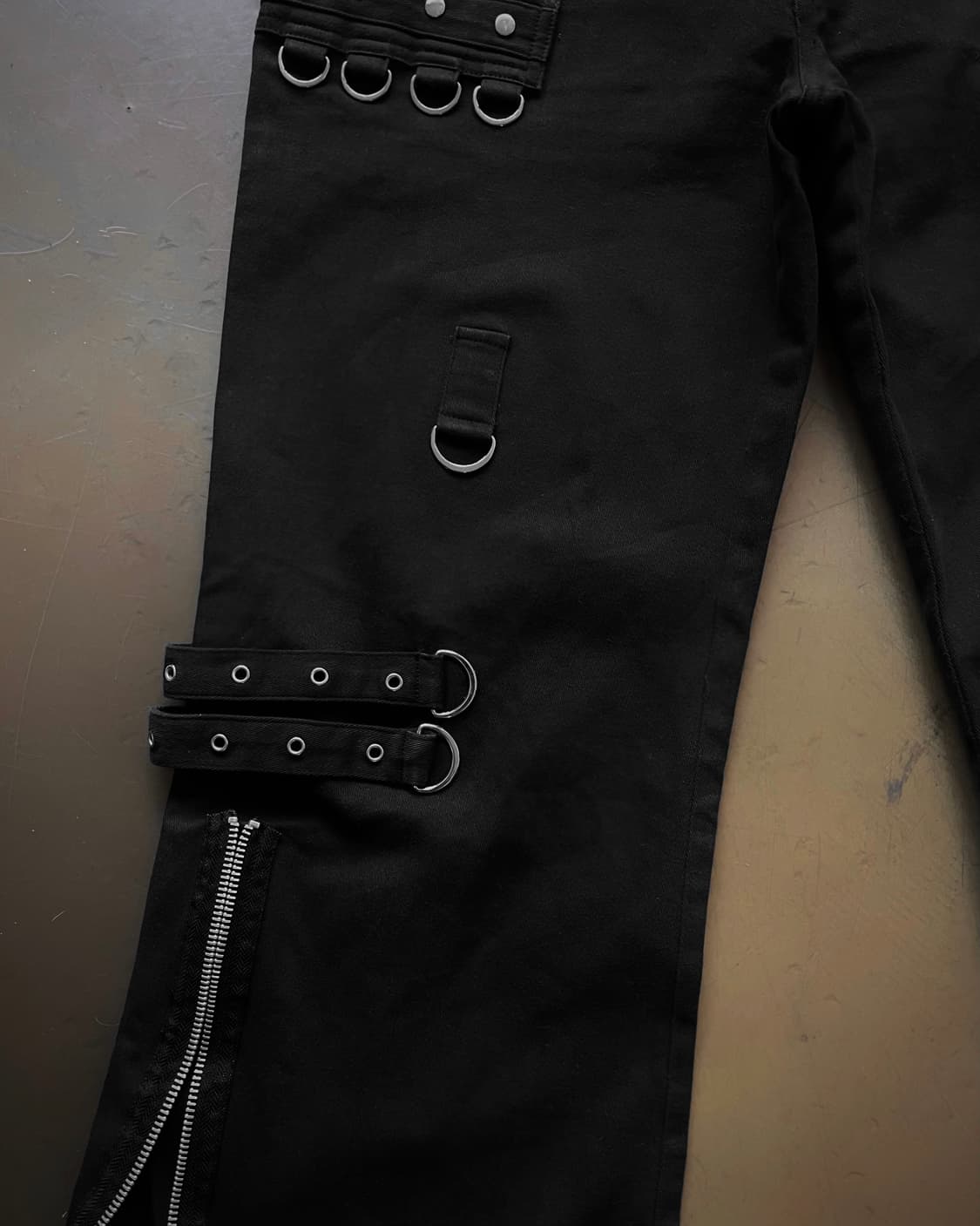 PUNK RAVE Zipper Detail Bondage Pants 상품이미지5