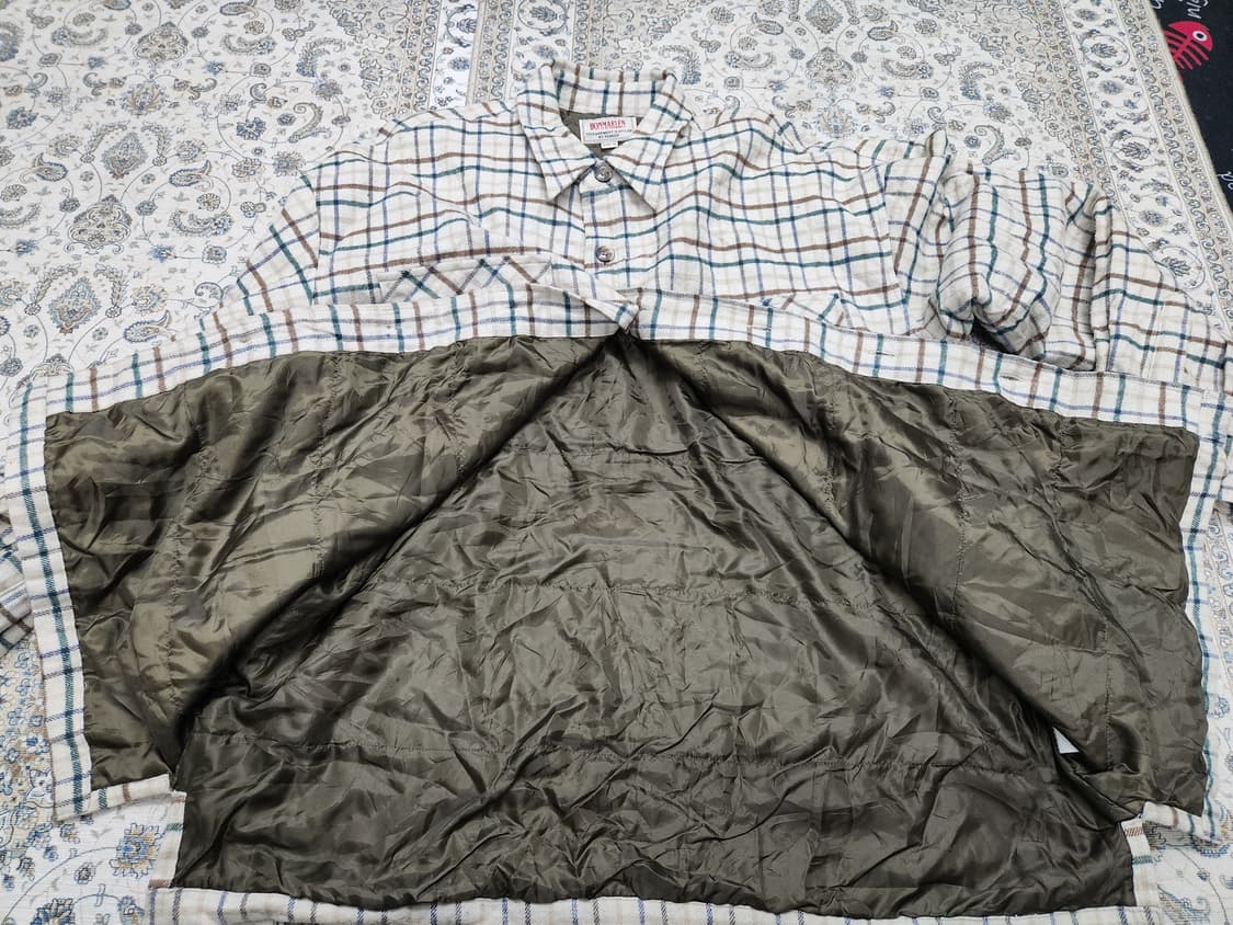 BONMARLEN 체크 셔츠 자켓 3L 상품이미지3