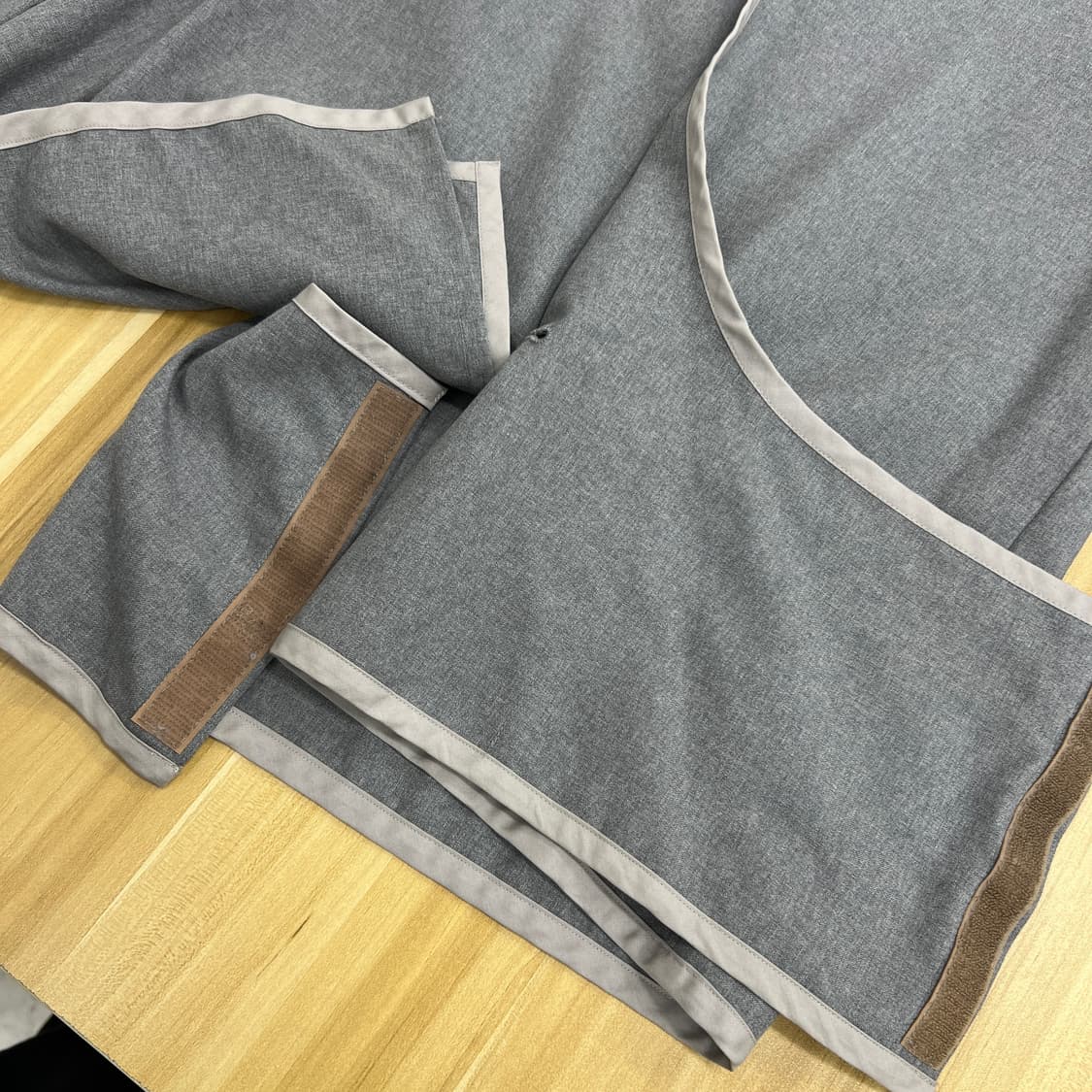 90's 꼼데가르송 트리콧 벨크로 디테일 파이핑 블레이저 M 상품이미지7