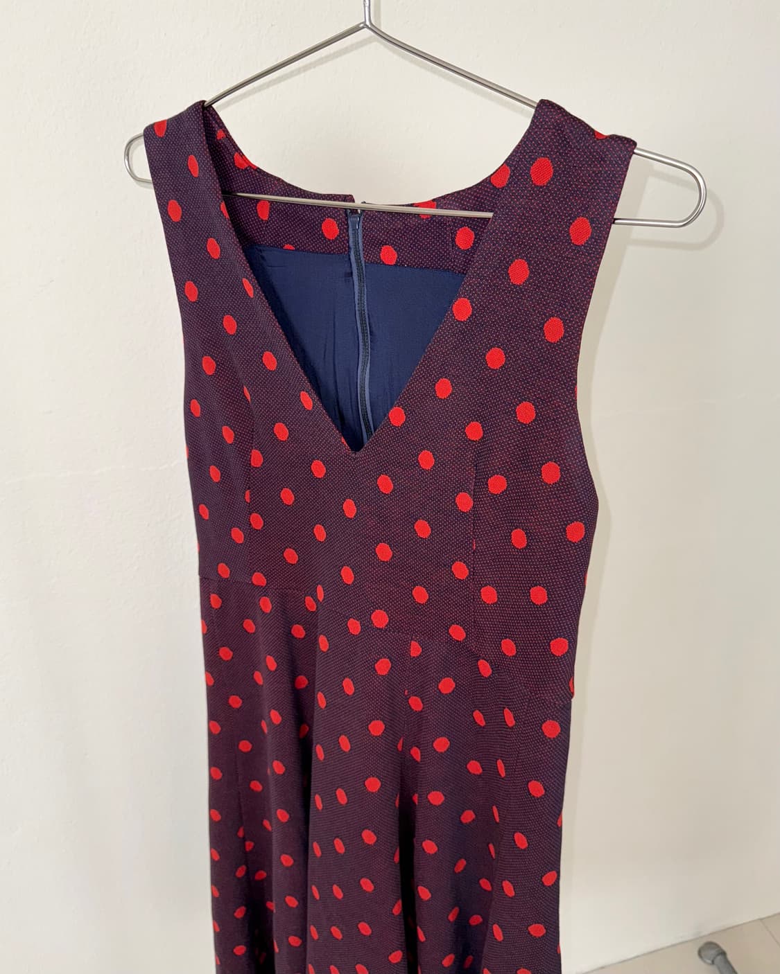 빈티지 도트 원피스 상품이미지4