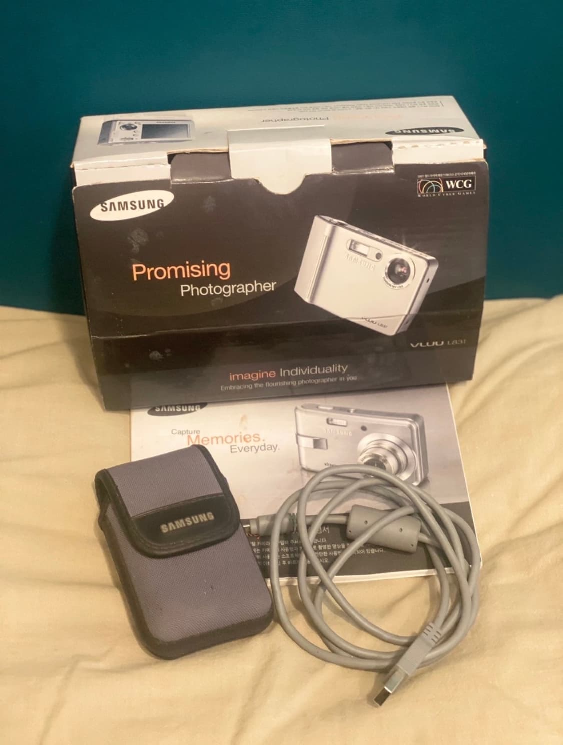 (부품용 카메라) 삼성 케녹스 X700 전용 박스만 없는 풀구성. 상품이미지9