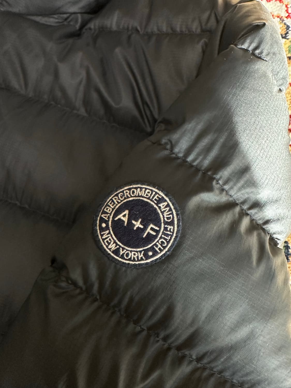 아베크롬비 경량패딩 블랙 상품이미지2