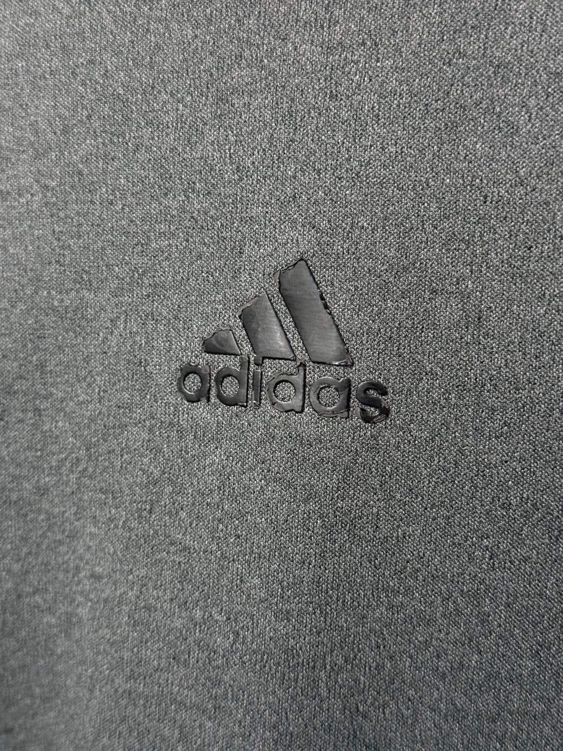 아디다스 정품 져지 저지 트랙탑 집업 차콜 블랙 110 2XL 빈티지 상품이미지6