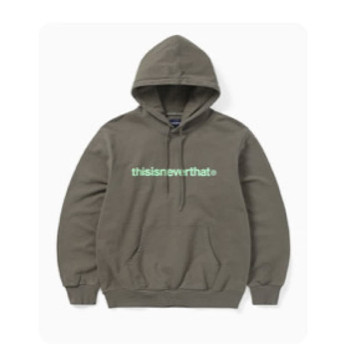 디스이즈네버댓 T-Logo LT Hoodie Dark Mocha 상품이미지1