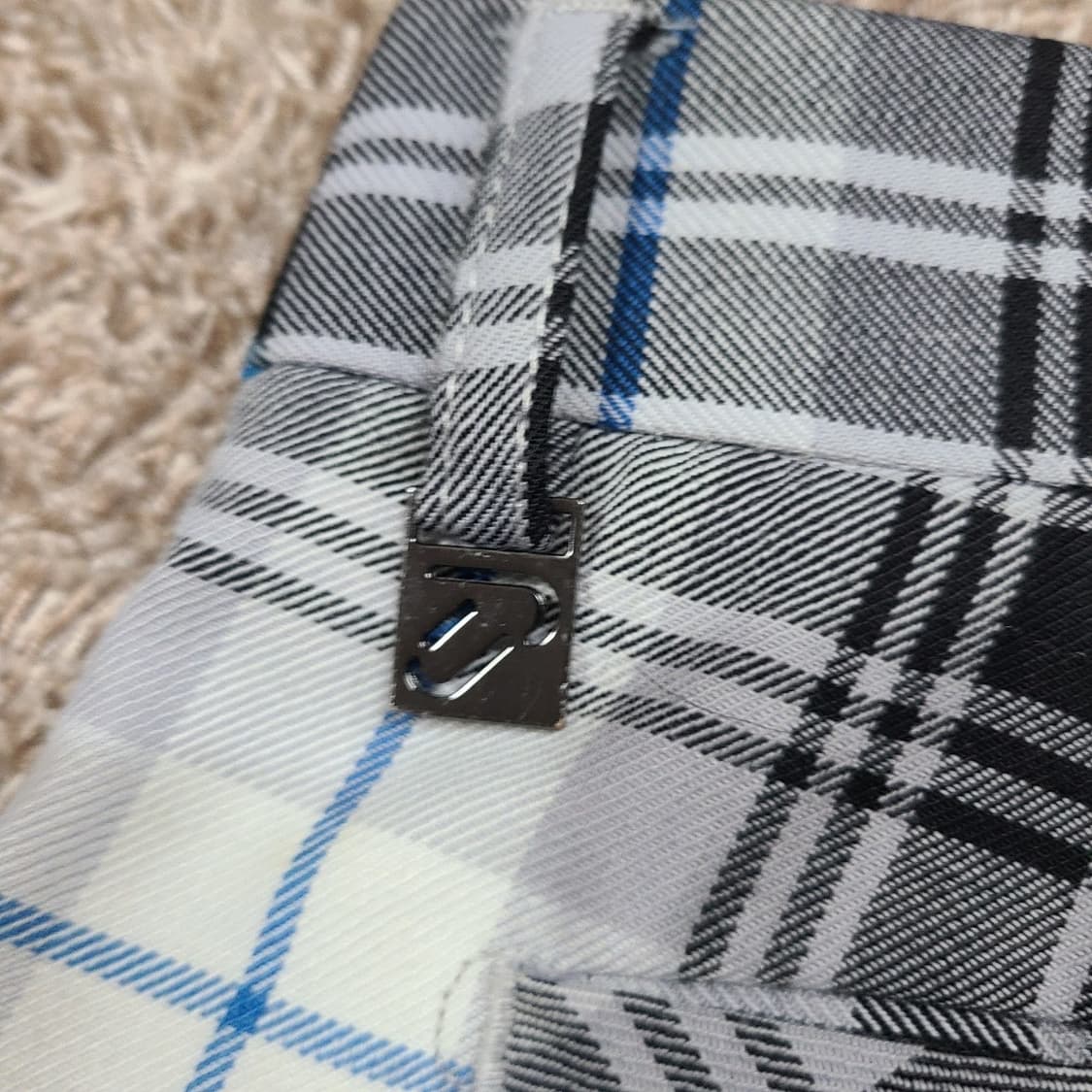 이안폴터디자인 체크 골프바지 32W 상품이미지8