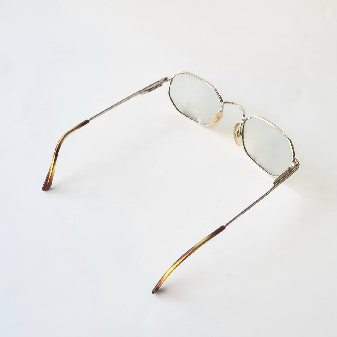 데드스탁 유니크한 빈티지 다각형 메탈 안경테 상품이미지6