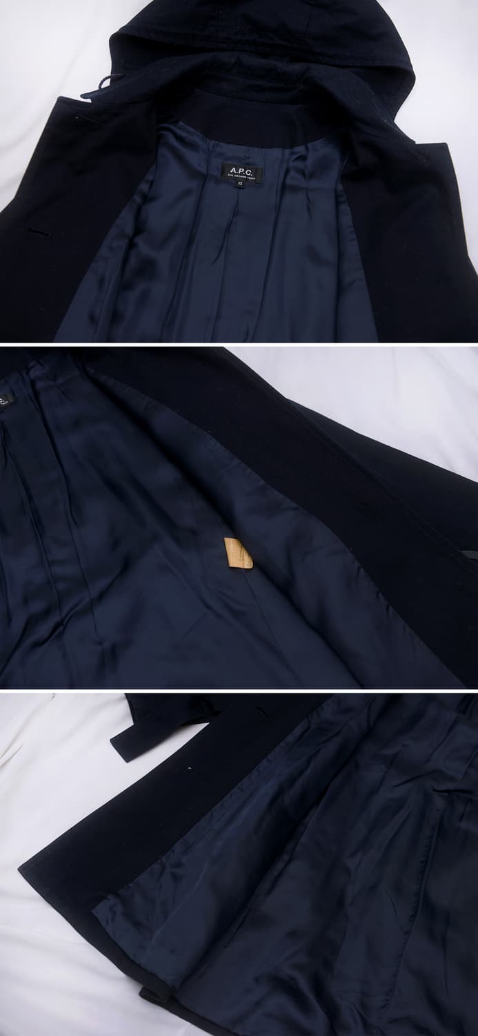아페쎄 (A.P.C) 투웨이 후디드 트렌치코트 (XS / 85-90) 상품이미지6
