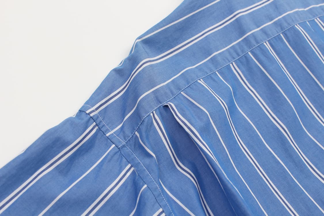 BEAMS Oversized Stripe Half Shirt  상품이미지9