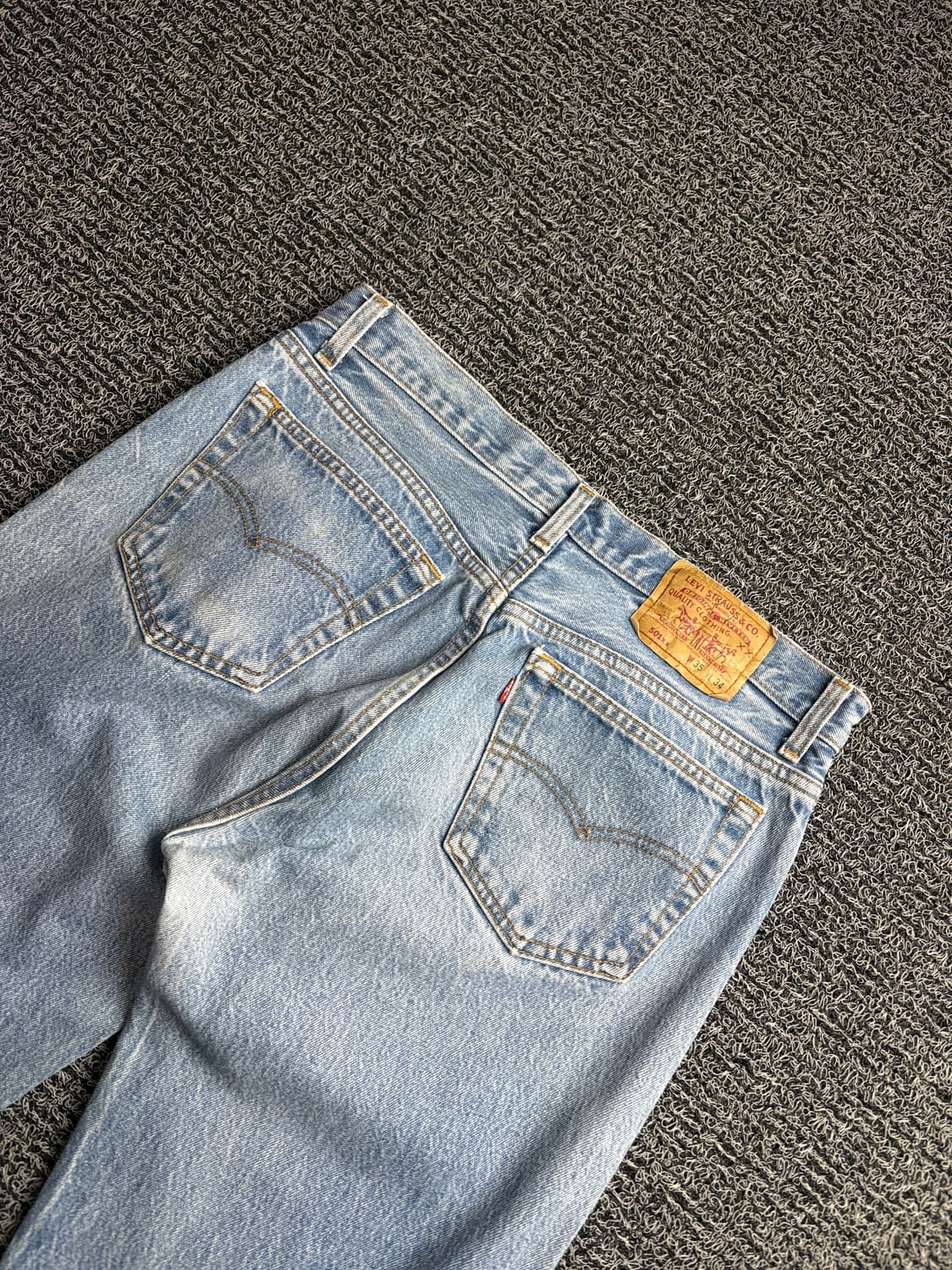 90s 리바이스 501xx 스트레이트 오리지날 데님 팬츠 2805 상품이미지5