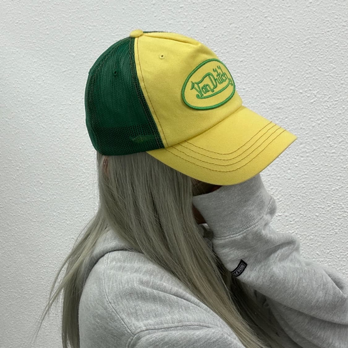 본더치 옐로우배색 볼캡 상품이미지2