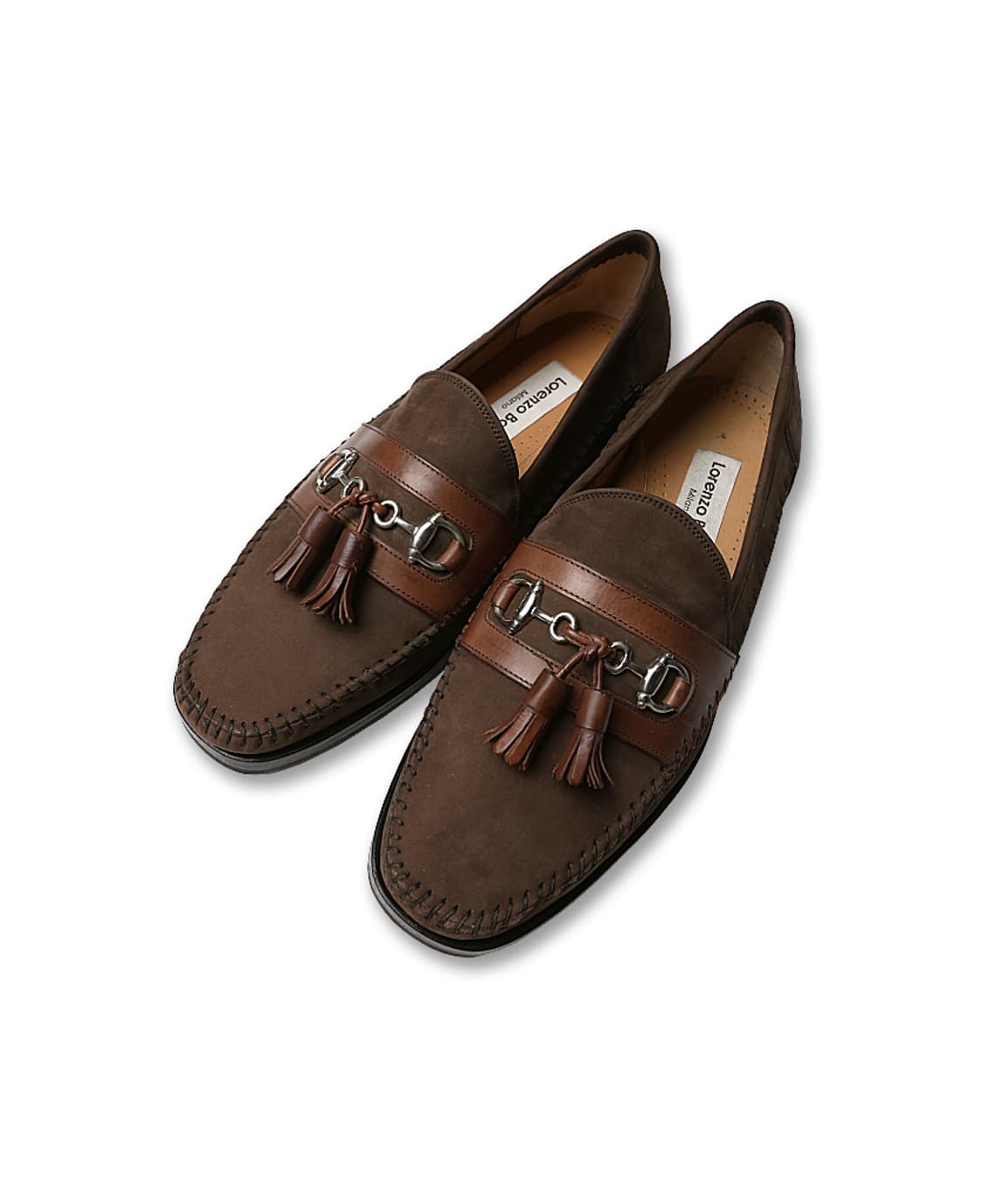 로렌조 반피 [Lorenzo Banfi] 누벅 레더 밀라노 테슬 로퍼 상품이미지1