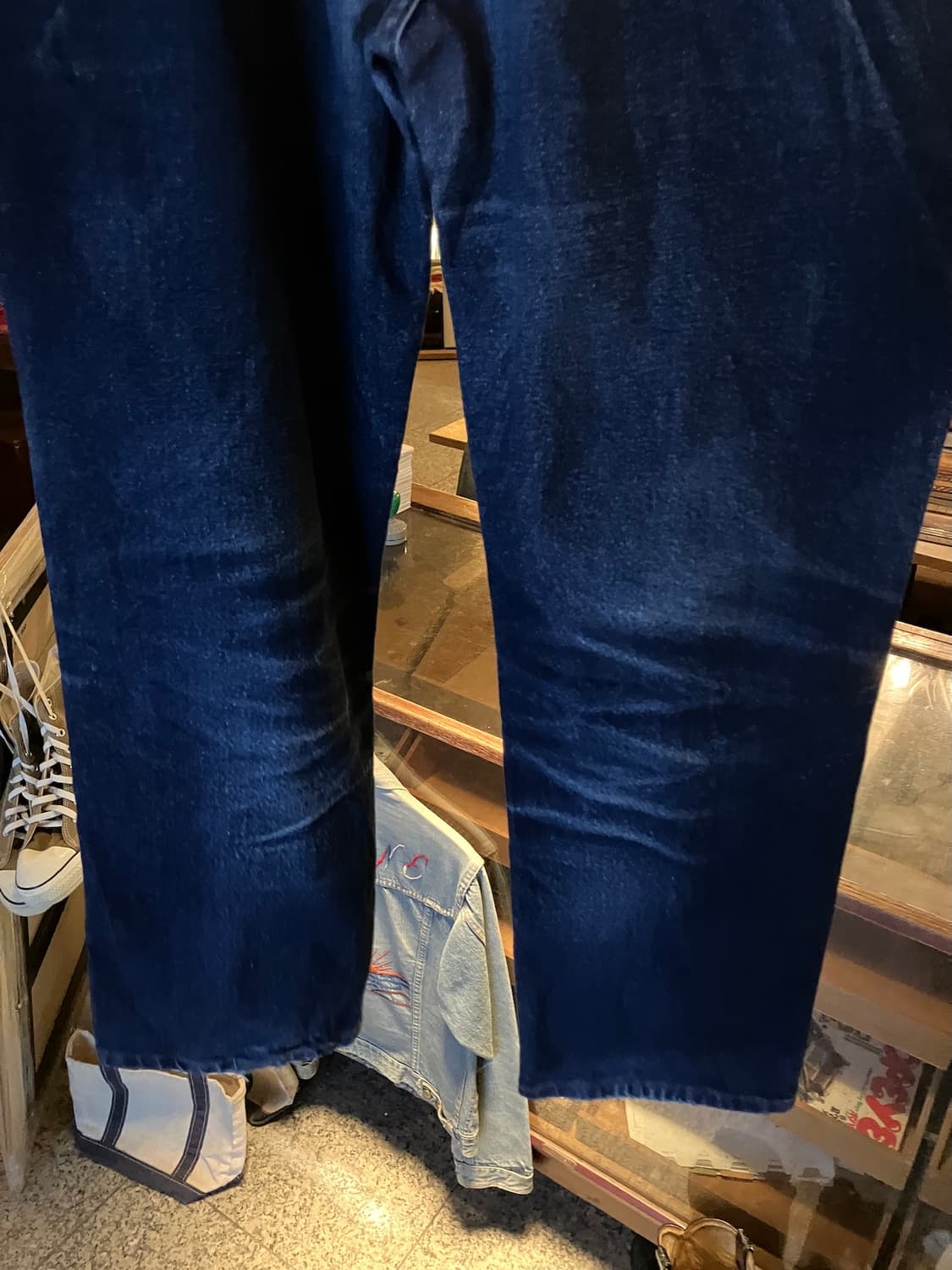 빈티지 랭글러 하드 페이드 데님 팬츠 상품이미지7