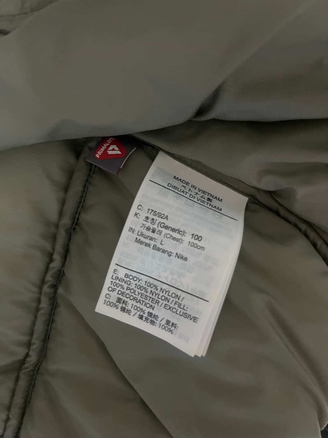 나이키 ACG 루나레이크 프리마로프트 패딩 조끼 블랙 상품이미지3