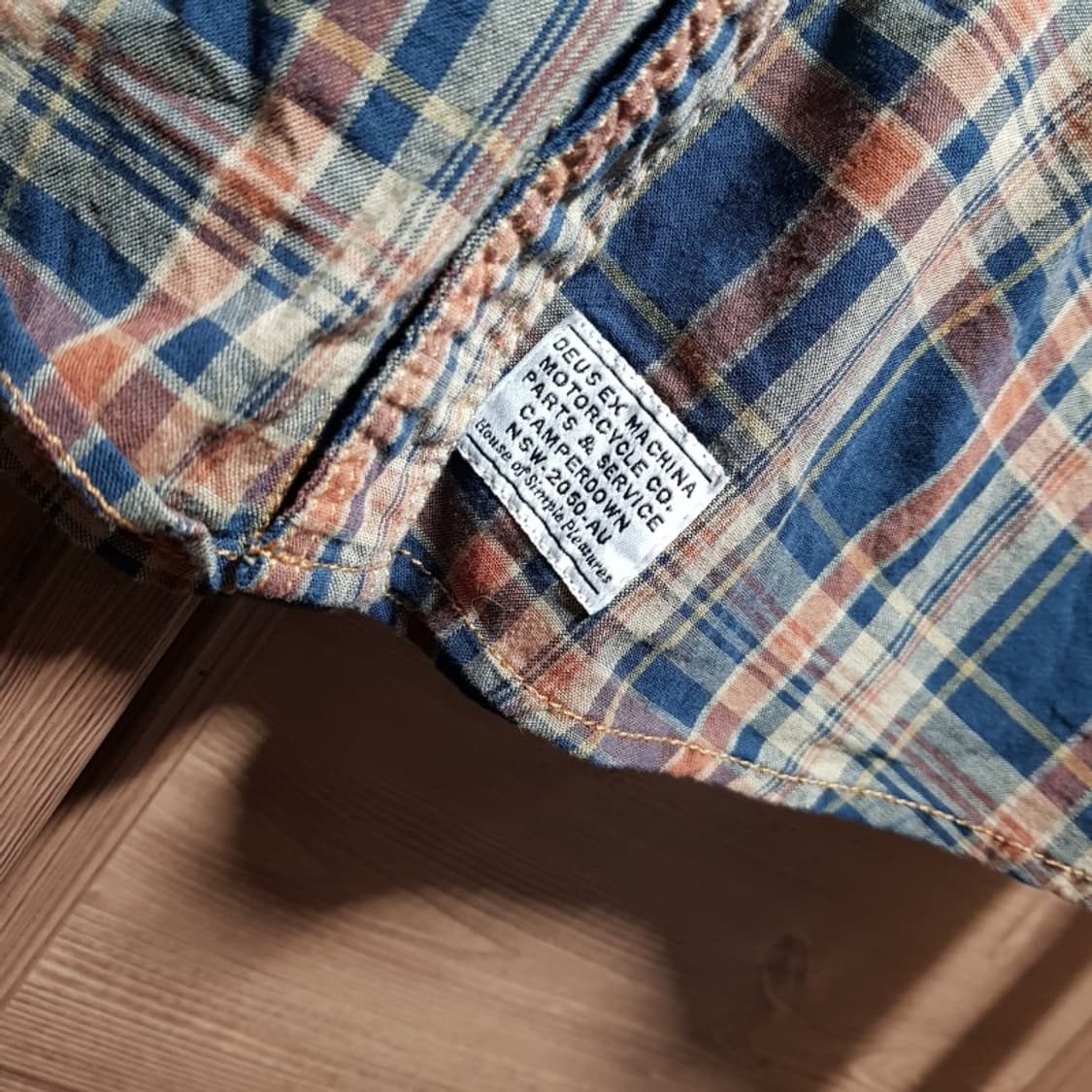 95 100/데우스 엑스 마키나 /빈티지체크 셔츠/ /2추11 상품이미지4