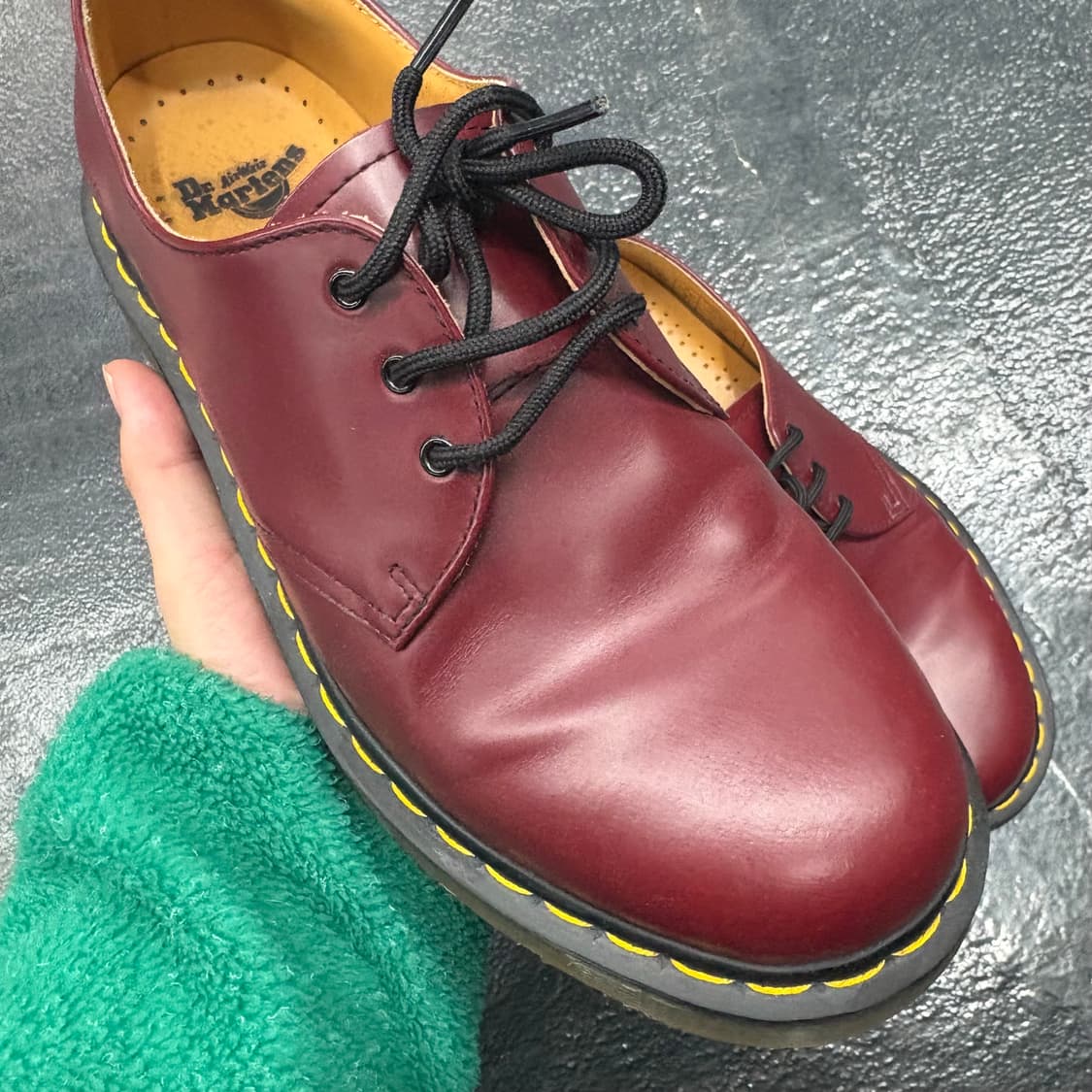 (260)닥터마틴 1461 버건디 상품이미지2