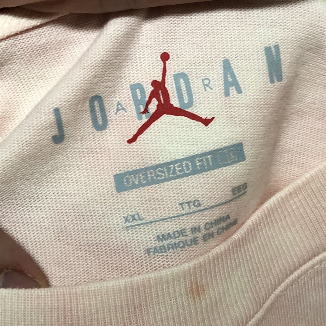 (XXL) 나이키 NIKE 조던 에센셜 타이다이 오버사이즈 티셔츠 오렌지 상품이미지4