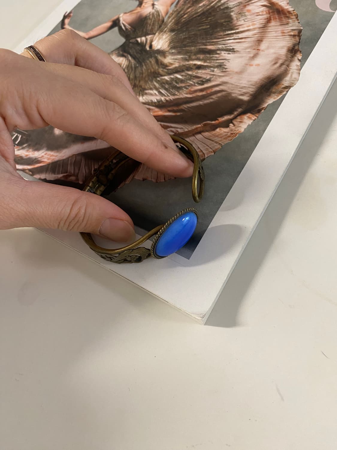 빈티지 카보숑 스톤 팔찌 뱅글 팔찌 상품이미지5