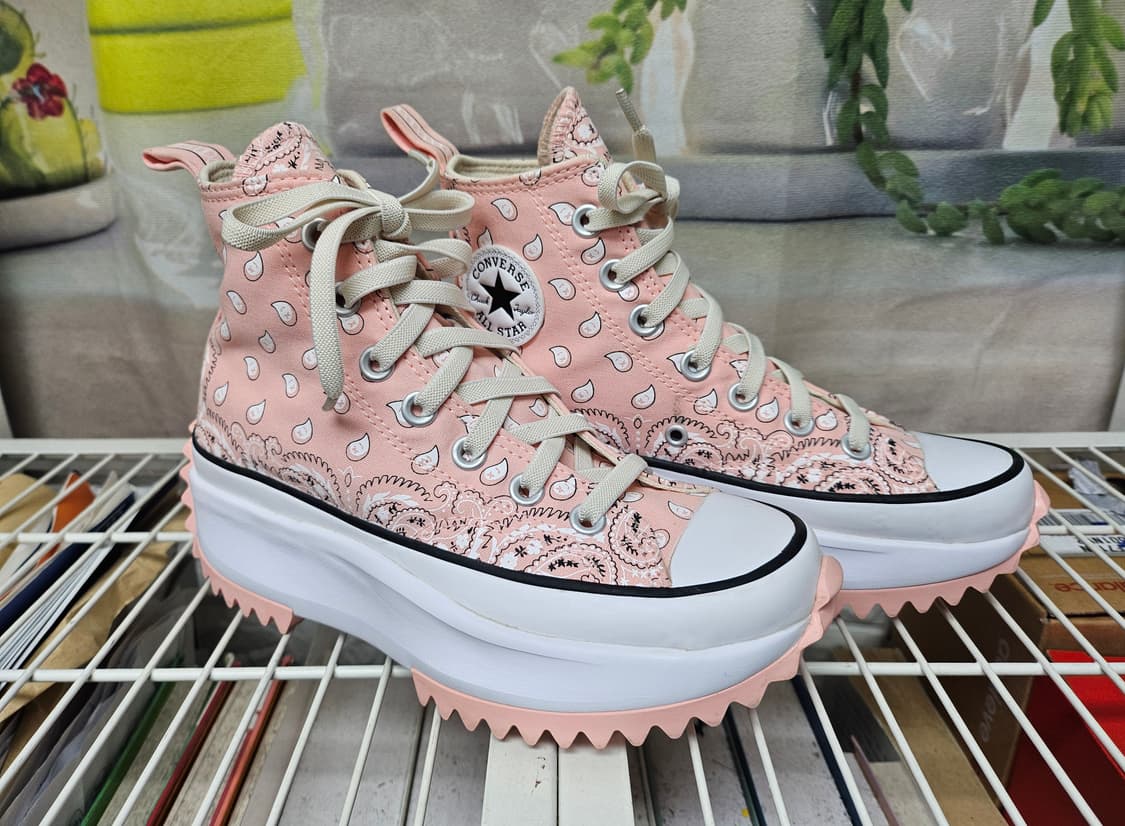 컨버스 220 하이크 페이즐리 스톰핑크 하이탑스니커즈 HD19 상품이미지3