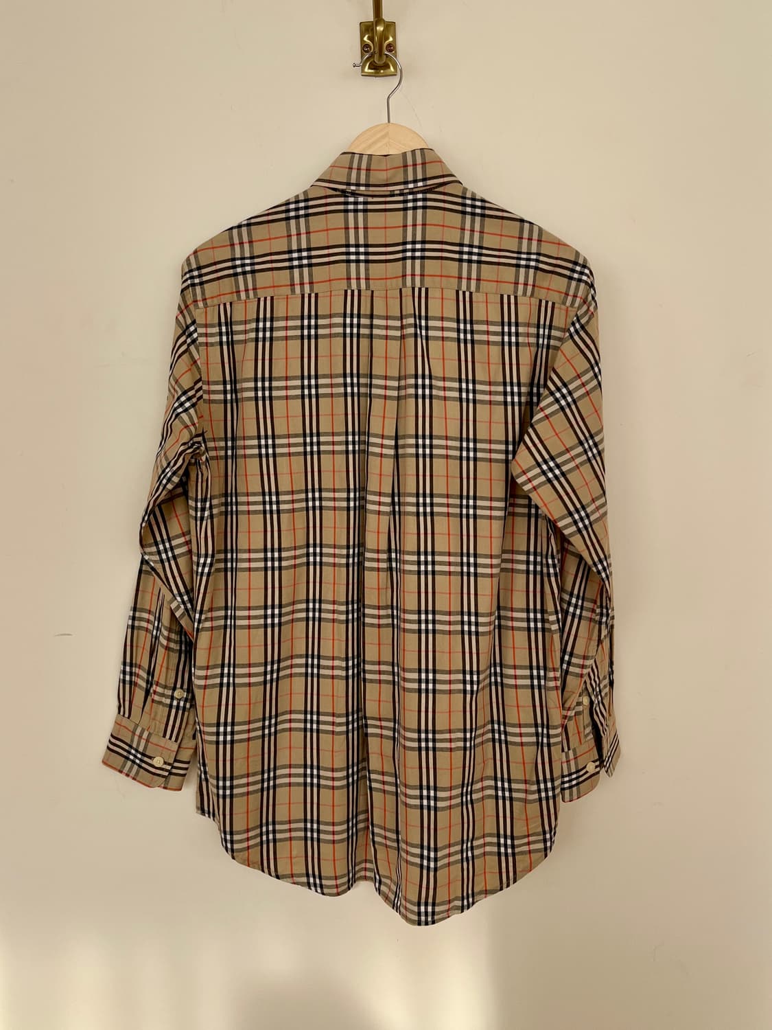 버버리 빈티지 체크 코튼 셔츠(Made in England) 상품이미지9