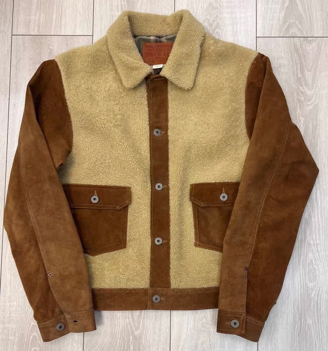 rrl 스웨이드 그리즐리 자켓 L 상품이미지2