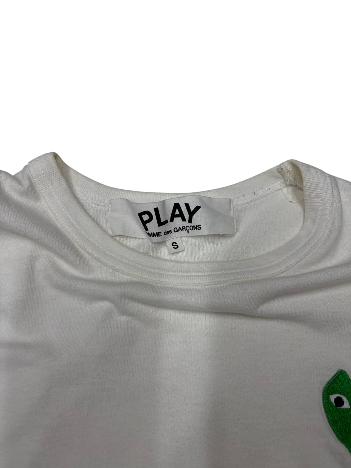 Comme des Garçons PLAY 하트 로고 반팔 티셔츠 상품이미지3