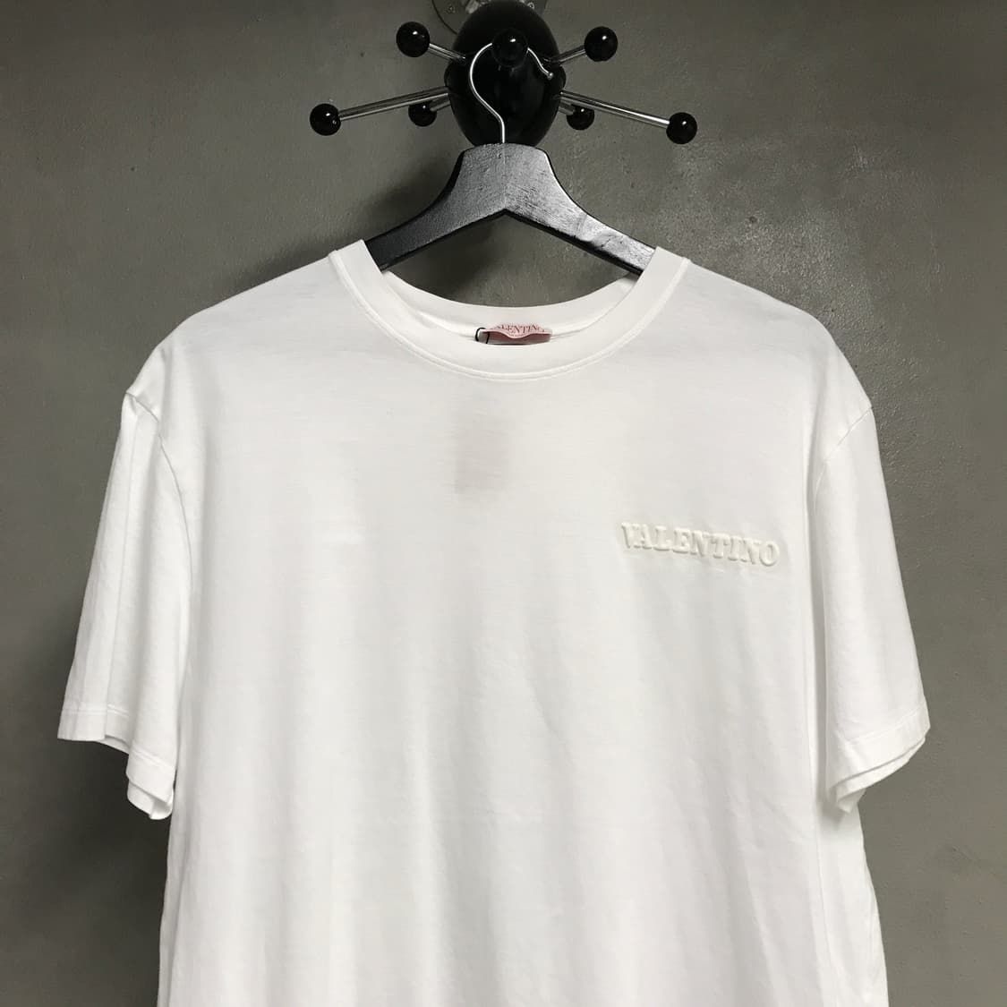 발렌티노 화이트 반팔 티셔츠 XL 상품이미지2