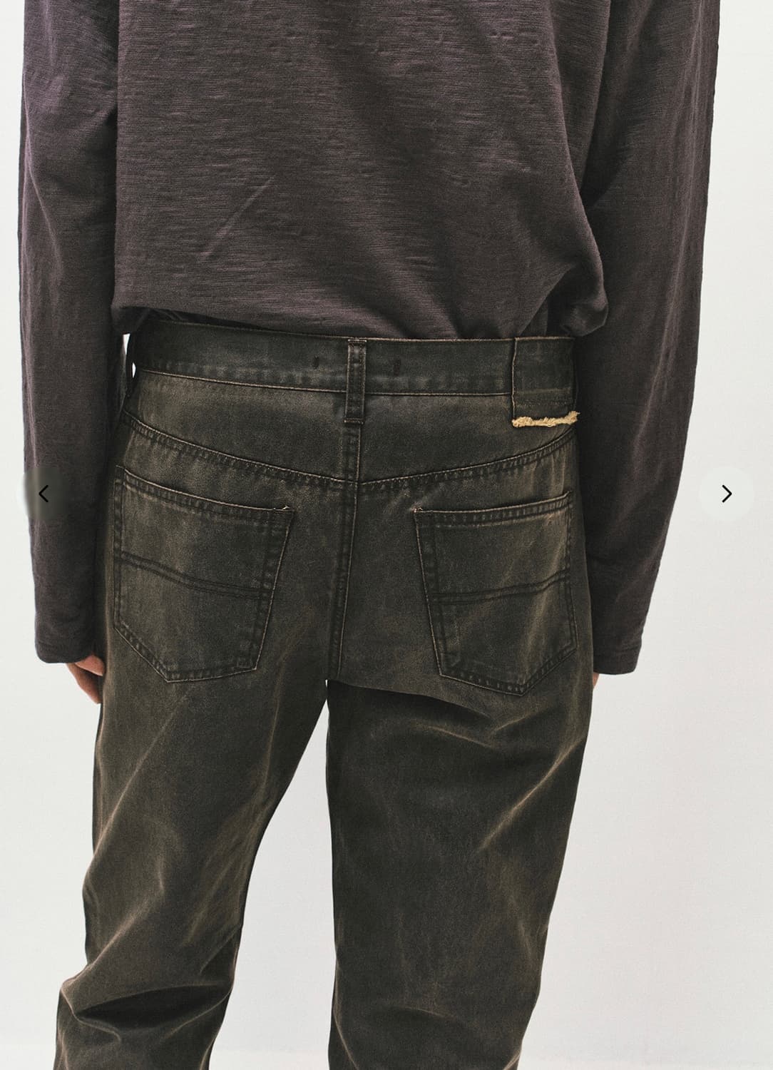 Surface Edition (LEATHER PANTS BROWN) 상품이미지3