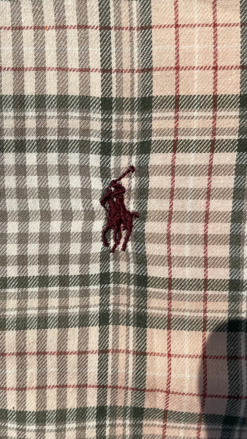 POLO RALPH LAUREN 빈티지코튼로고체크셔츠 상품이미지5