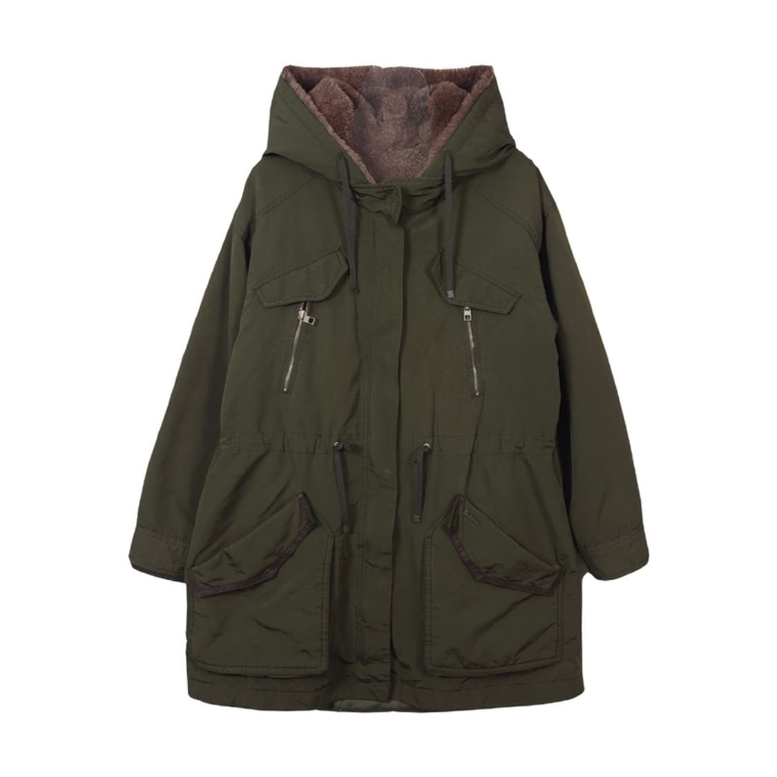 버커루 오리지널 빈티지 헤비 퍼 야상 M 상품이미지1