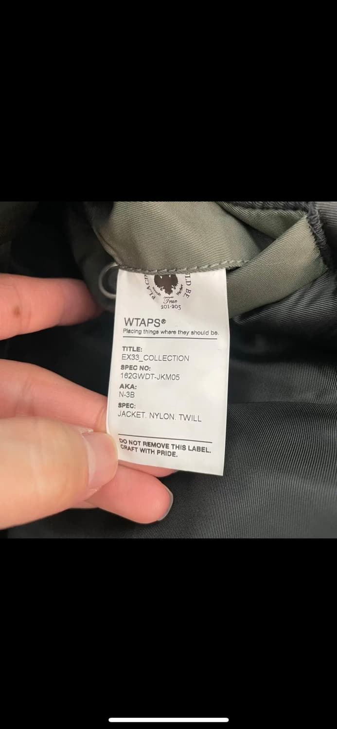 더블탭스 wtaps 16aw n3b 나일론 트윌 자켓 상품이미지7