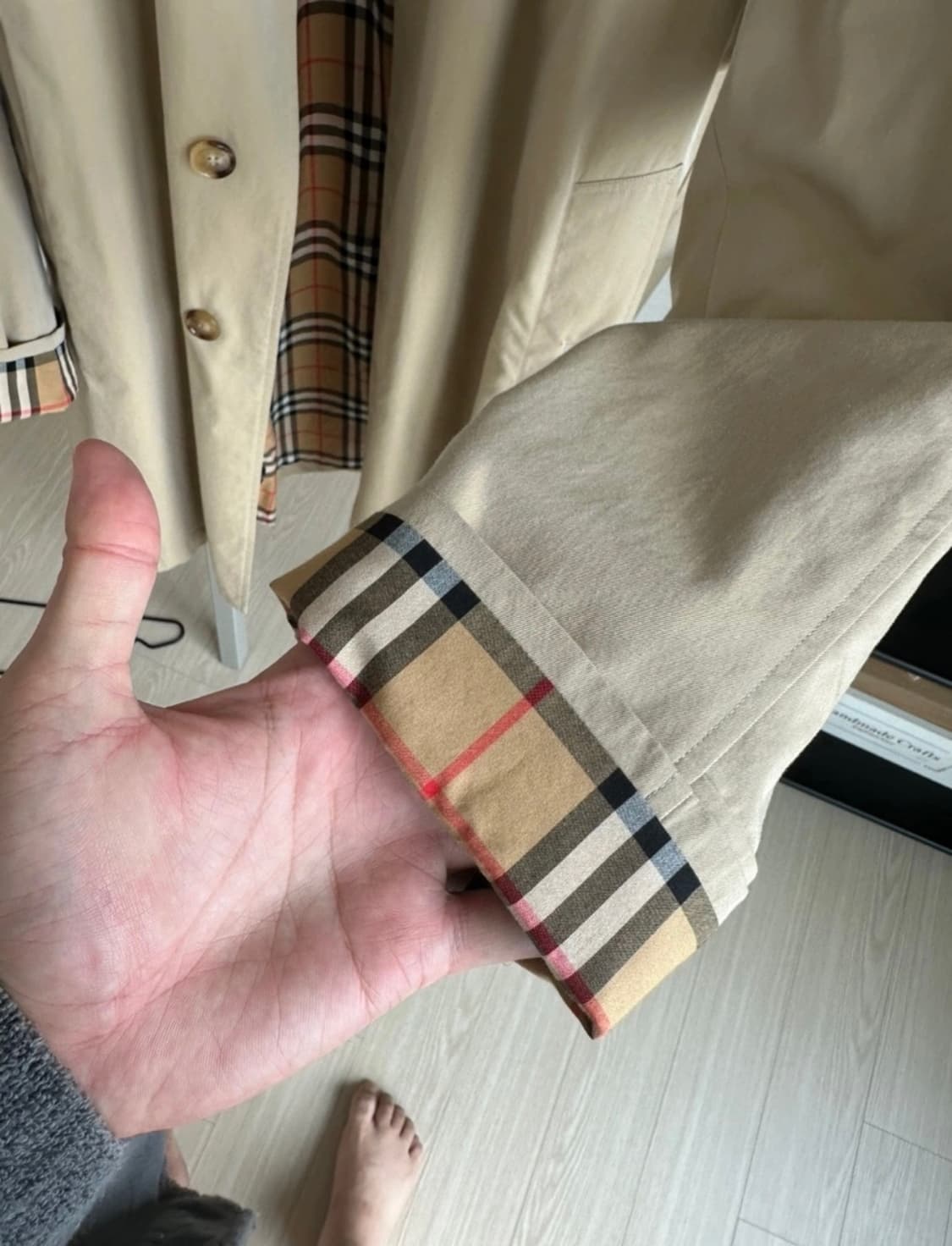 버버리 트렌치코트 캠든 52 (탈부착 가능 워머 포함) 상품이미지6