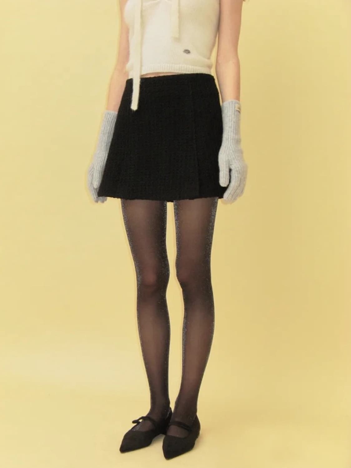 썸웨어버터 bella tweed mini skirt M 상품이미지2