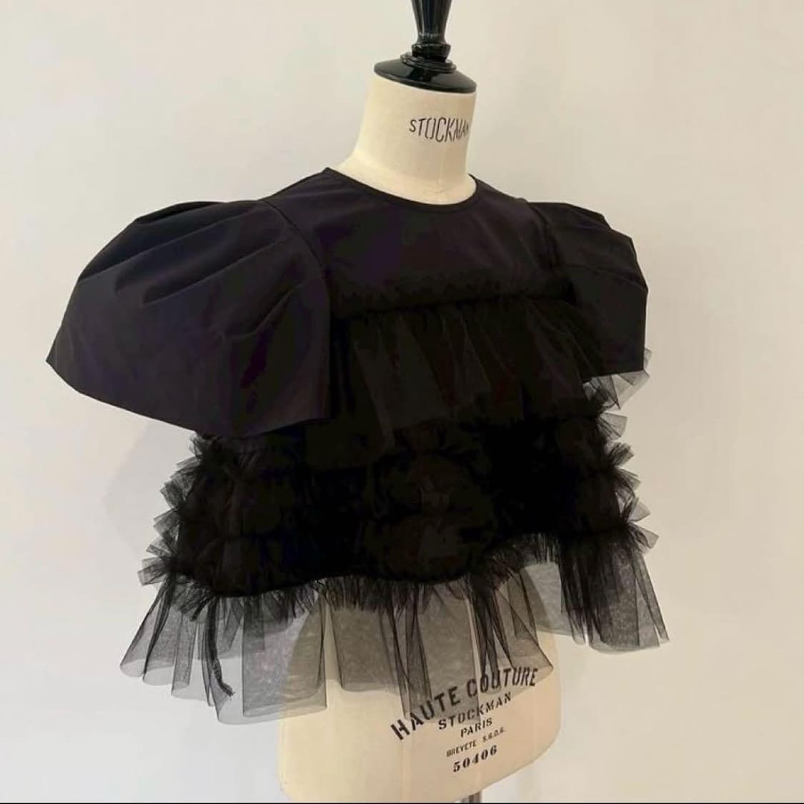 로지몬스터 튤블라우스 튤원피스 셰트 그레이 상품이미지5