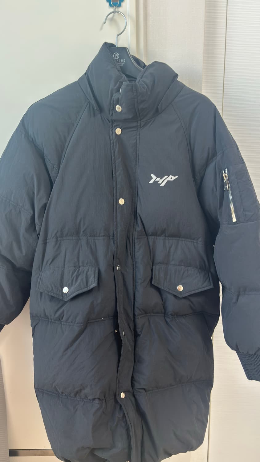 I4P(아이사피)의 148 롱 패딩 블랙 상품이미지1