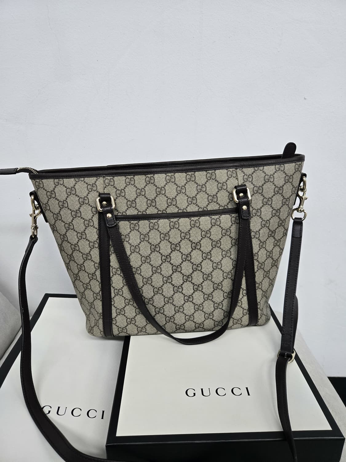 [보증서 정품]구찌 시그니처 토트 숄더백 상품이미지2