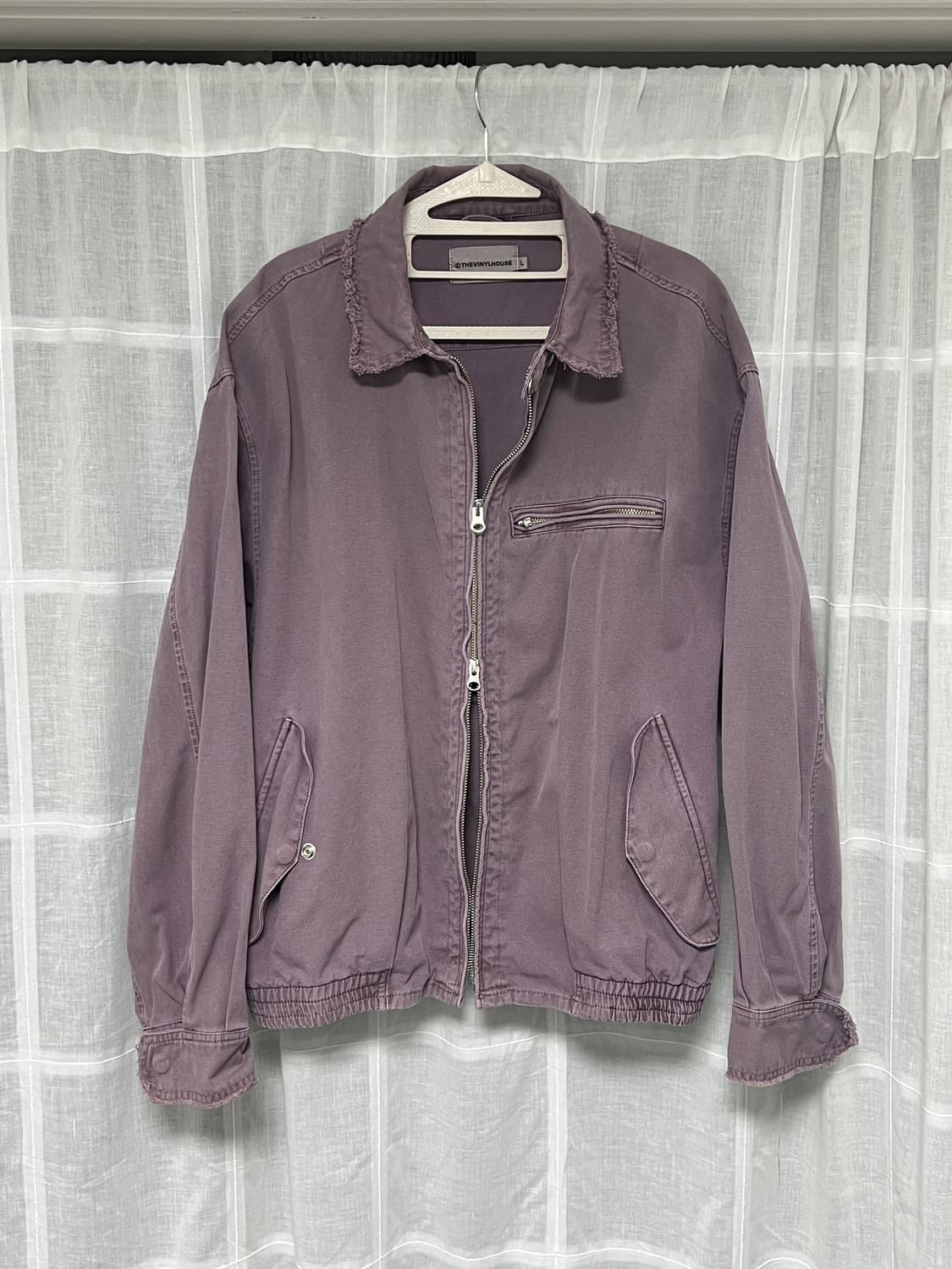 더바이닐하우스 다이드 컷오프 블루종 퍼플 L 상품이미지1