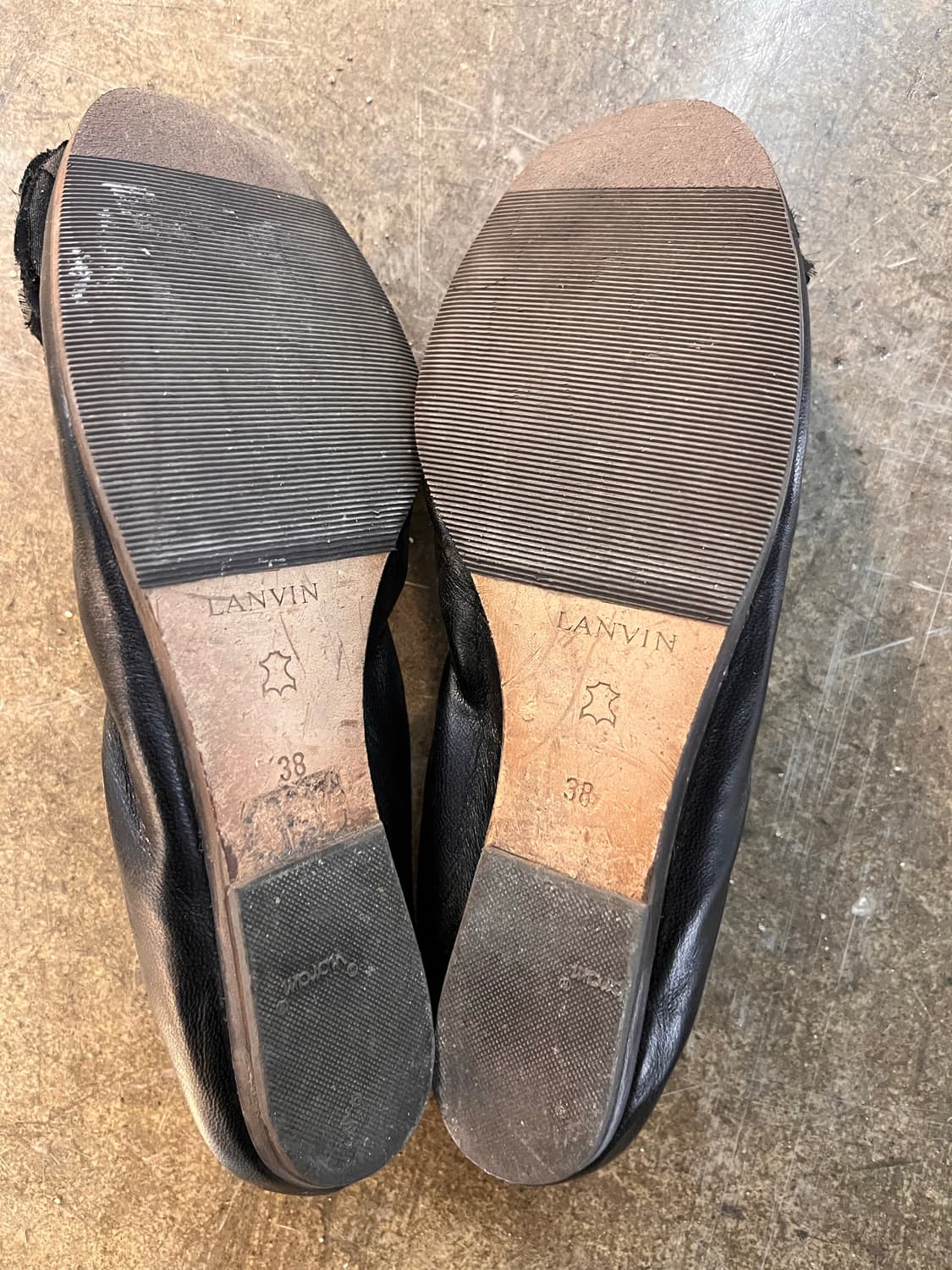 랑방 LANVIN 38 플랫 슈즈 상품이미지3