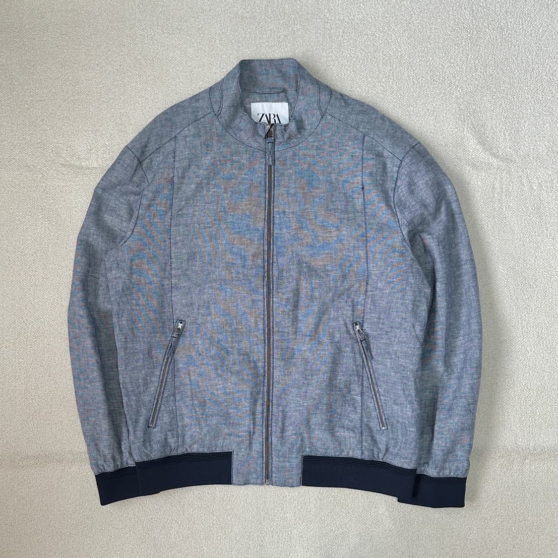 자라 린넨 블루종 자켓 상품이미지2