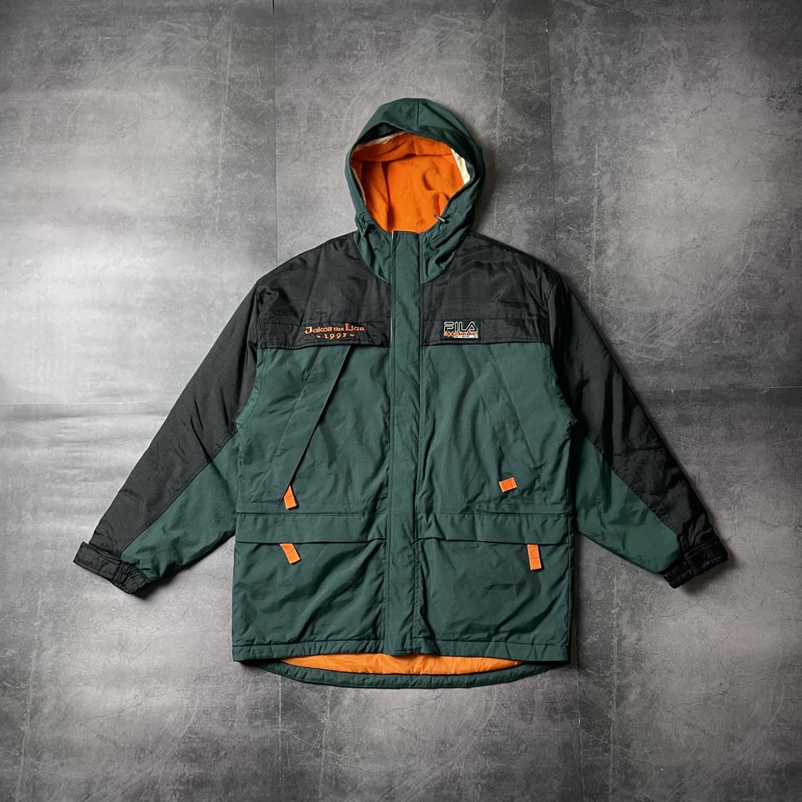 FILA 1990s 휠라 빈티지 플리스 윈드브레이커 파카 A00540 상품이미지1